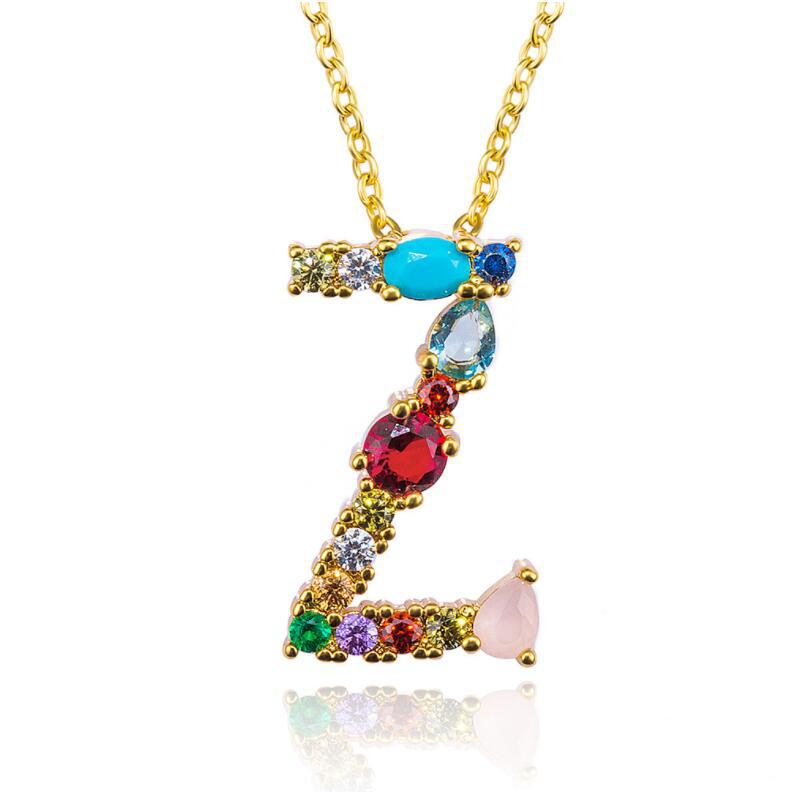 26 English alphabet necklaces