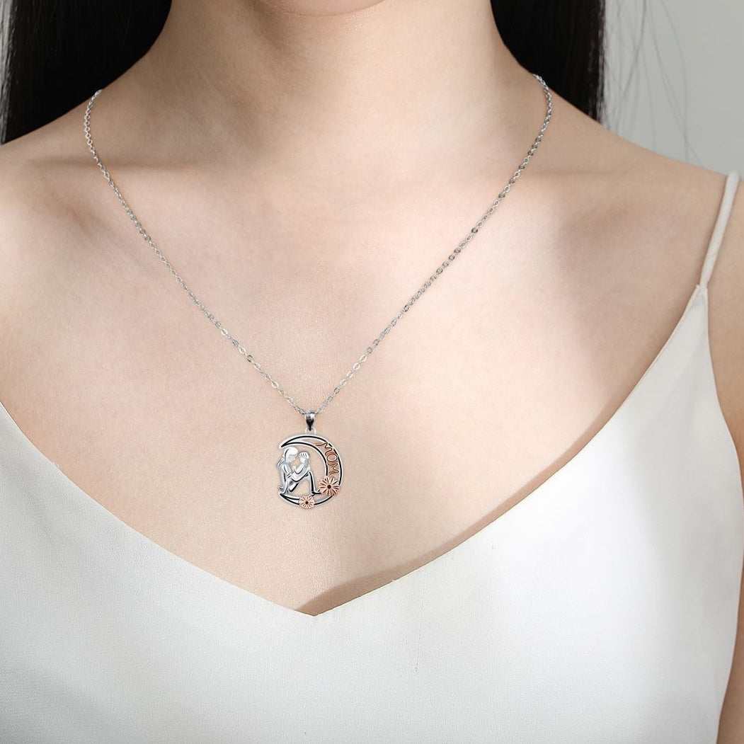 Moon Gentle Necklace High-grade Mom Accessories Jewellery